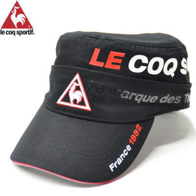ルコック2WAY黒帽子lqca04w